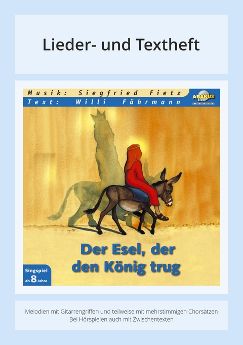 Der Esel, der den K&ouml;nig trug - Siegfried Fietz, Willi F&auml;hrmann