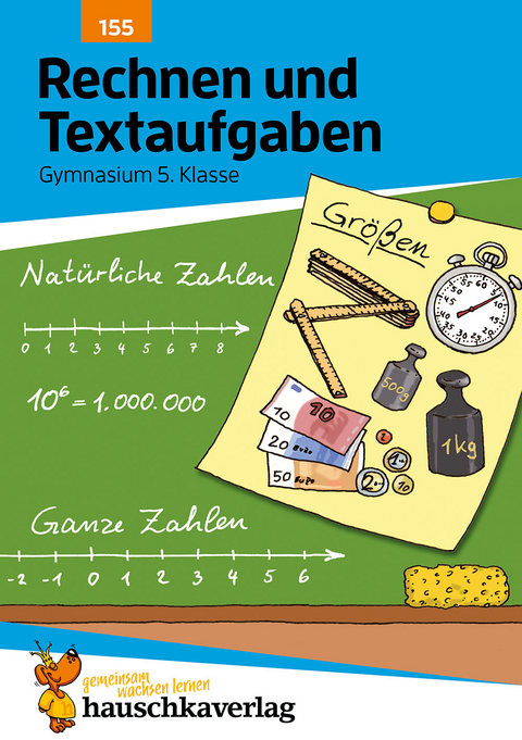 Rechnen und Textaufgaben - Gymnasium 5. Klasse, A5-Heft - Susanne Simpson, Tina Wefers