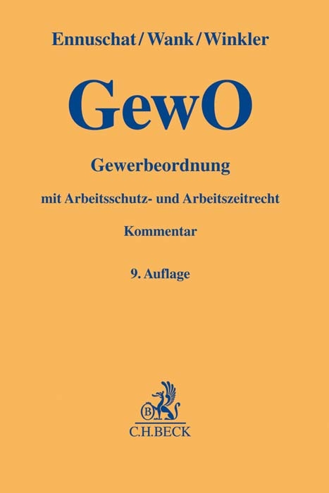 Gewerbeordnung. GewO - 