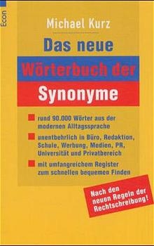 Das neue W&ouml;rterbuch der Synonyme - Michael Kurz