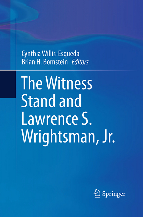 The Witness Stand and Lawrence S. Wrightsman, Jr. - 