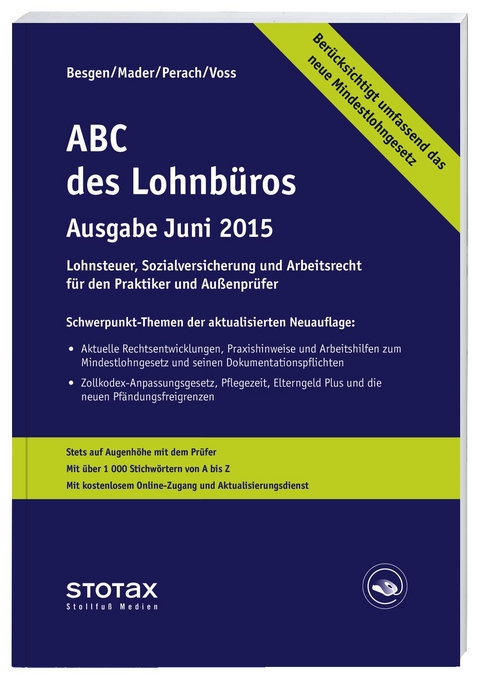 ABC des Lohnb&uuml;ros Ausgabe Juni 2015 - Klaus Mader, Detlef Perach, Rainer Voss, Dietmar Besgen