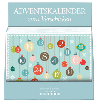 Display Adventskalender Weihnachtskugeln (A5)