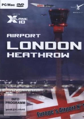 AddOn X-Plane 10 Airport London-Heathrow, CD-ROM