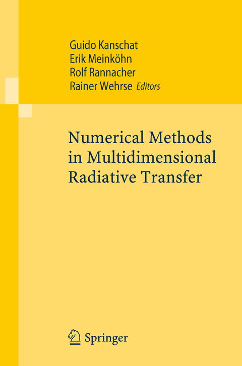 Numerical Methods in Multidimensional Radiative Transfer - 