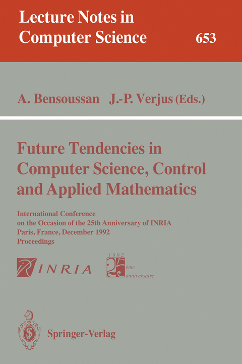 Future Tendencies in Computer Science, Control and Applied Mathematics - 