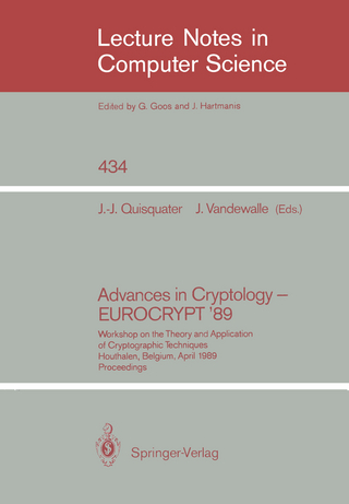 Advances in Cryptology – EUROCRYPT '89