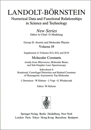 Rotational, Centrifugal Distortion and Related Constants of Diamagnetic Asymmetric Top Molecules / Rotations-, Zentrifugalaufweitungs- und verwandte Konstanten diamagnetischer asymmetrischer Molekeln