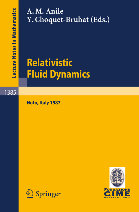 Relativistic Fluid Dynamics - 