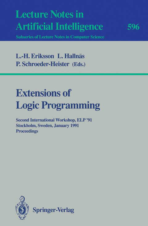 Extensions of Logic Programming - 