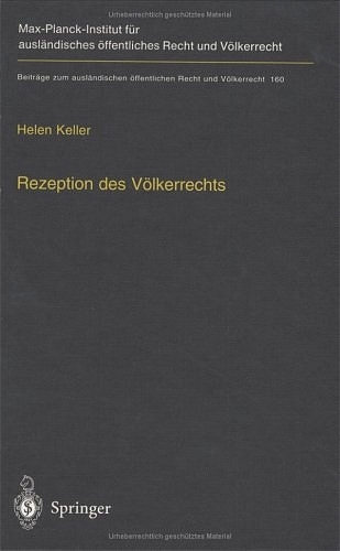 Rezeption des V&ouml;lkerrechts - Helen Keller