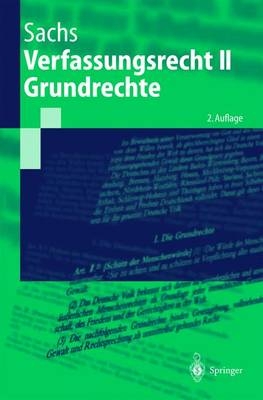Verfassungsrecht II - Grundrechte - Michael Sachs