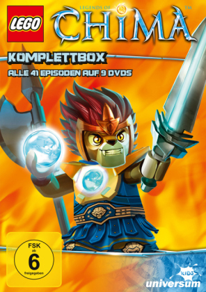 LEGO Legends of Chima Komplettbox, 9 DVD