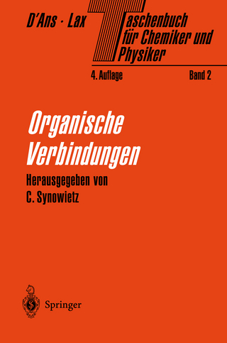 Taschenbuch für Chemiker und Physiker