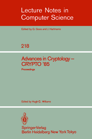 Advances in Cryptology