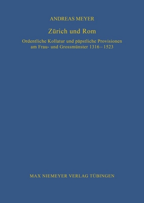 Z&uuml;rich und Rom - Andreas Meyer