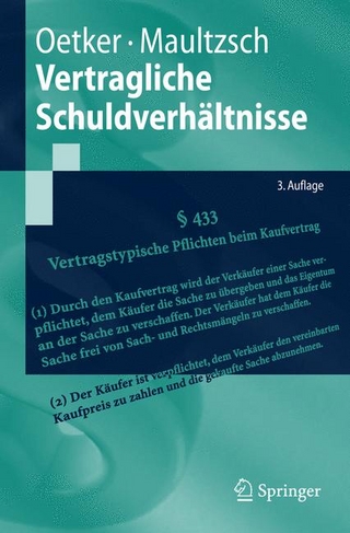 Vertragliche Schuldverhältnisse