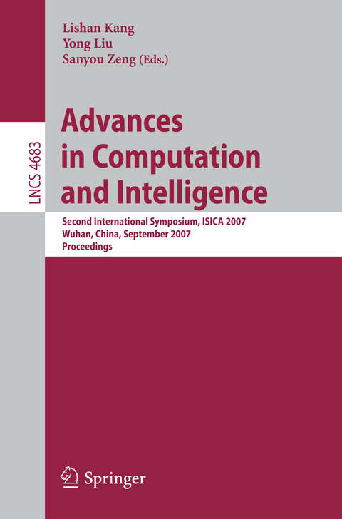 Advances in Computation and Intelligence - 