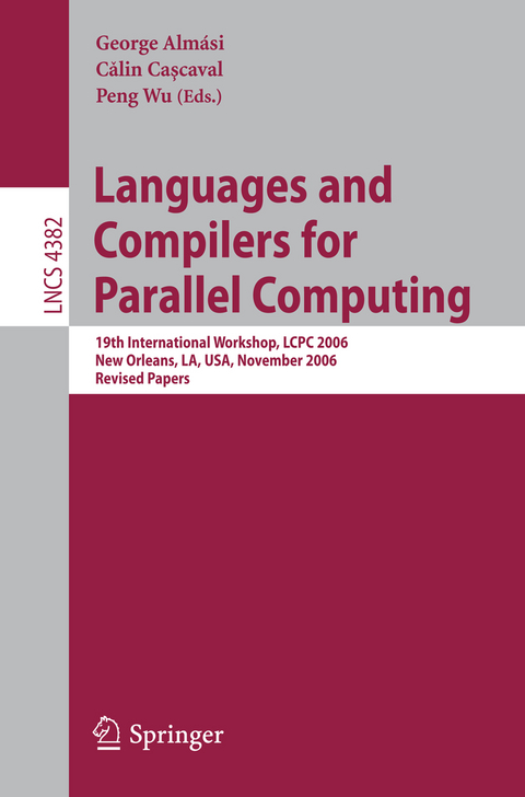 Languages and Compilers for Parallel Computing - 