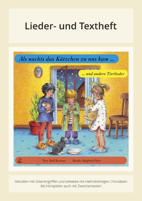 Als nachts das K&auml;tzchen zu uns kam ... - Und andere Tierlieder - Siegfried Fietz, Rolf Krenzer