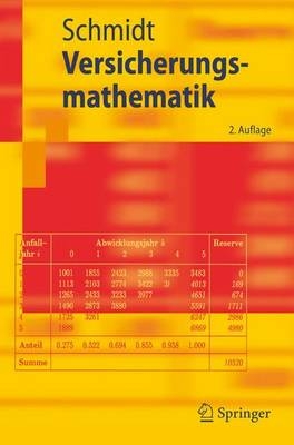 Versicherungsmathematik - Klaus D. Schmidt