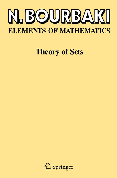 Theory of Sets - N. Bourbaki