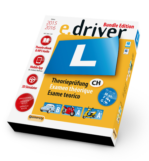 e.driver Theoriepr&uuml;fung 2015/2016 Bundle Edition