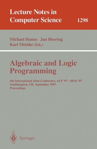 Algebraic and Logic Programming