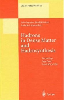 Hadrons in Dense Matter and Hadrosynthesis