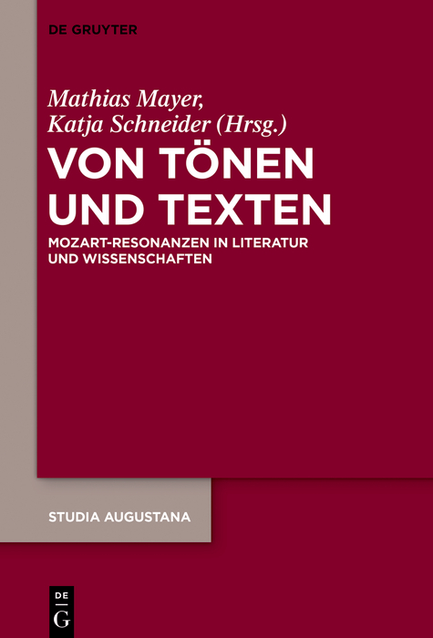 Von T&ouml;nen und Texten - 