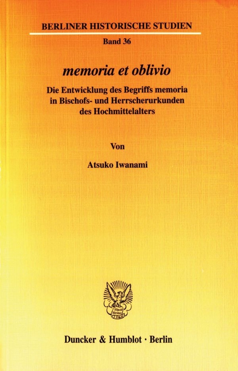memoria et oblivio. - Atsuko Iwanami