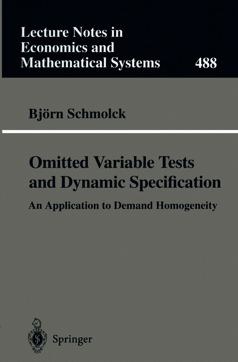 Omitted Variable Tests and Dynamic Specification - Bj&ouml;rn Schmolck