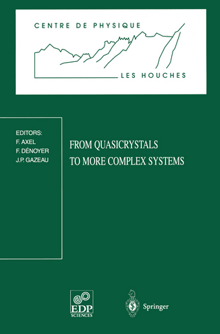 From Quasicrystals to More Complex Systems