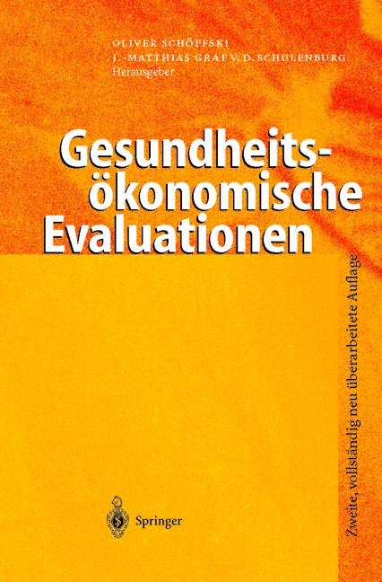 Gesundheits&ouml;konomische Evaluationen - 
