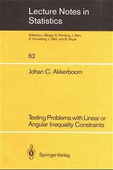 Testing Problems with Linear or Angular Inequality Constraints