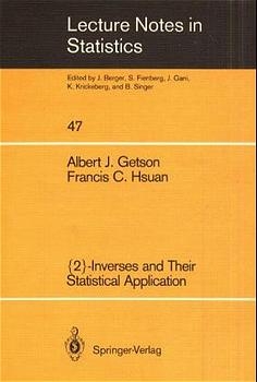 2-Inverses and Their Statistical Application