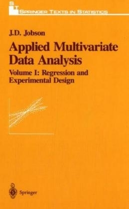 Applied Multivariate Data Analysis - J. D. Jobson