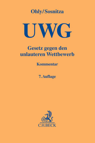 Gesetz gegen den unlauteren Wettbewerb: UWG