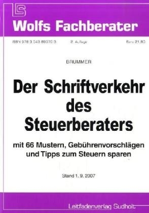 Der Schriftverkehr des Steuerberaters