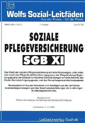 Soziale Pflegeversicherung – SGB XI