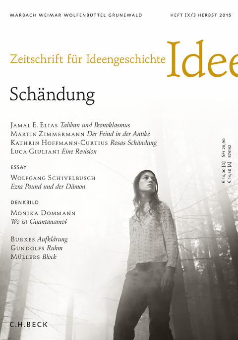 Zeitschrift f&uuml;r Ideengeschichte Heft IX/3 Herbst 2015 - 