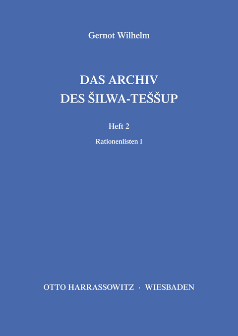 Das Archiv des Silwa-Te&scaron;&scaron;up - Gernot Wilhelm