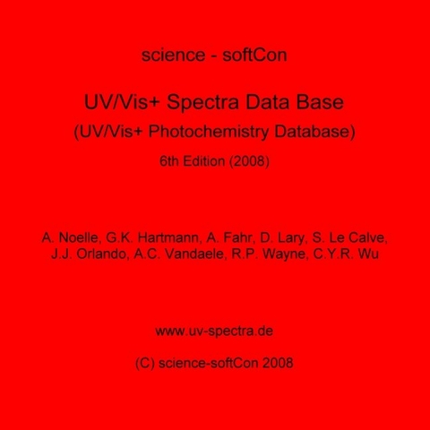 UV/Vis+ Spectra Data Base - A Noelle, G K Hartmann, A Fahr