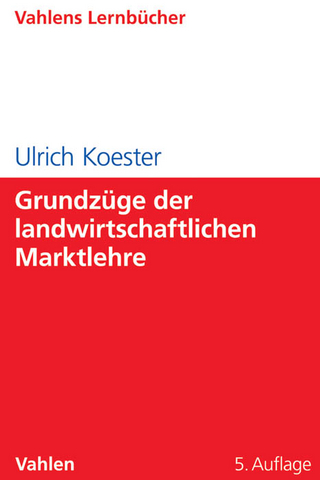 Grundzüge der landwirtschaftlichen Marktlehre