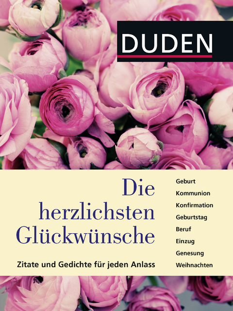 Duden &ndash; Die herzlichsten Gl&uuml;ckw&uuml;nsche - 