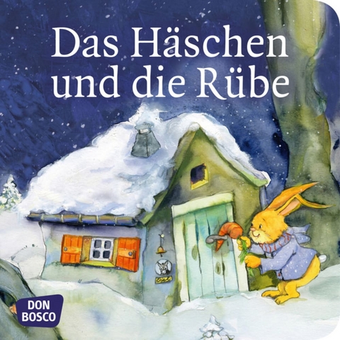 Das H&auml;schen und die R&uuml;be. Mini-Bilderbuch.