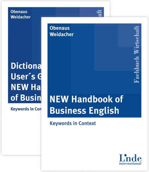 Package "NEW Handbook of Business English" und "Dictionary and User&acute;s Guide to the NEW Handbook of Business English" - Wolfgang Obenaus, Josef Weidacher