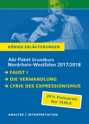Abi-Paket Grundkurs Nordrhein-Westfalen 2017 & 2018 – Königs Erläuterungen.