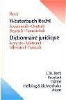W&ouml;rterbuch Recht /Dictionnaire juridique - Klaus E.W. Fleck