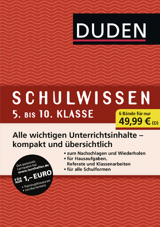 Duden Schulwissen 5. bis 10. Klasse (5 Bände)